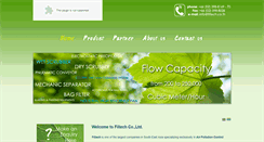 Desktop Screenshot of filtech.co.th